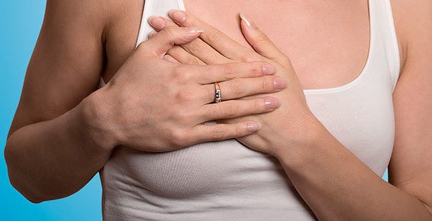 Месячные и боли в груди - симптом ПМС?